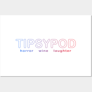 TipsyPod - Horror Wine Laughter Posters and Art